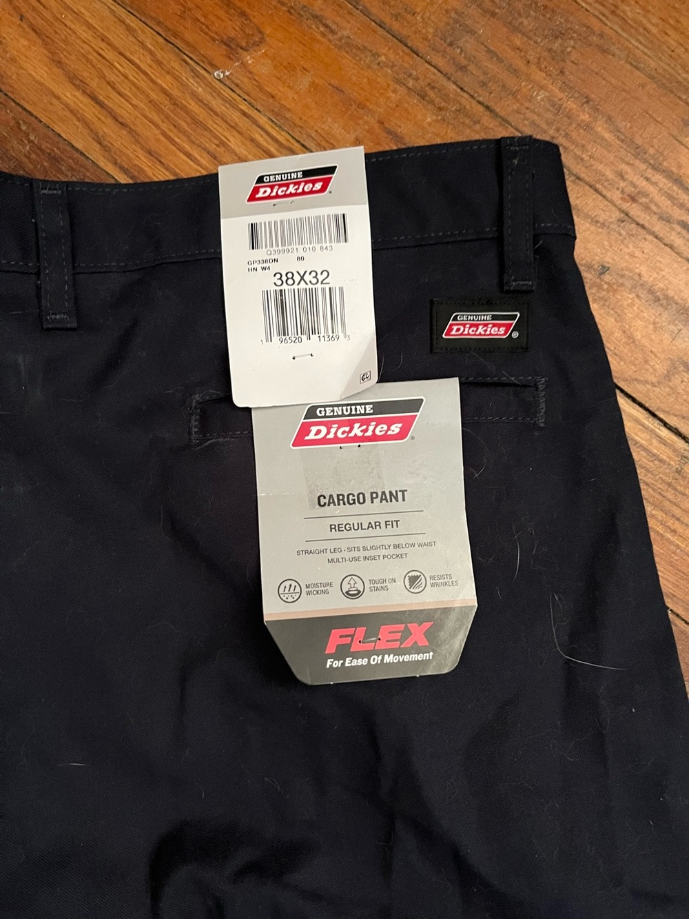 Dickies Navy Cargo Pant - Flex Regular Fit
